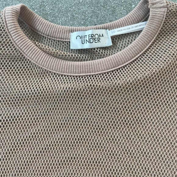 Urban Outfitters Out From Under Mesh Long Sleeve - Picture 2 of 2